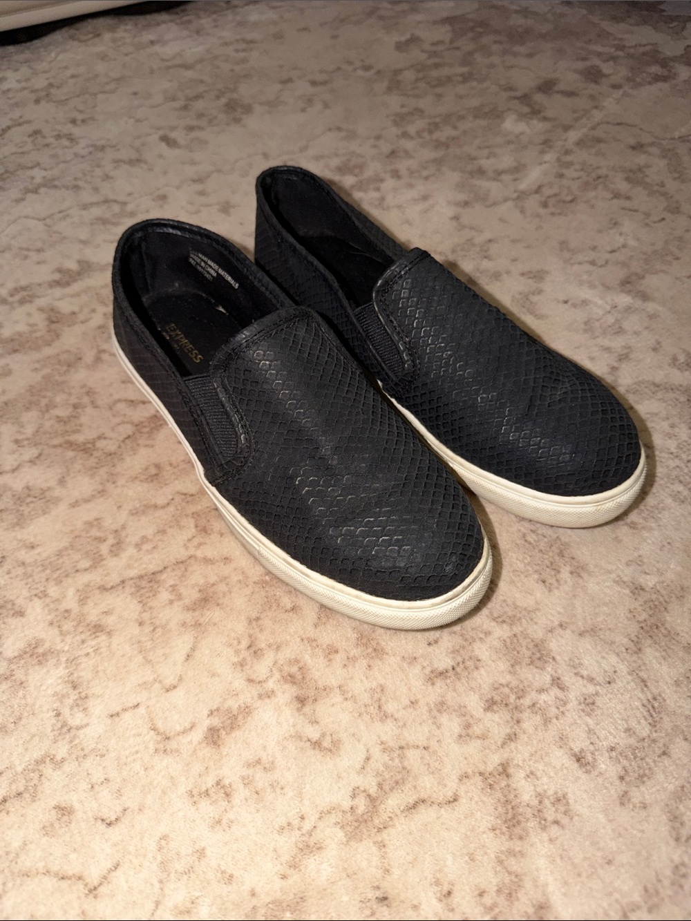 Woman’s Express Black Slip-On Shoes